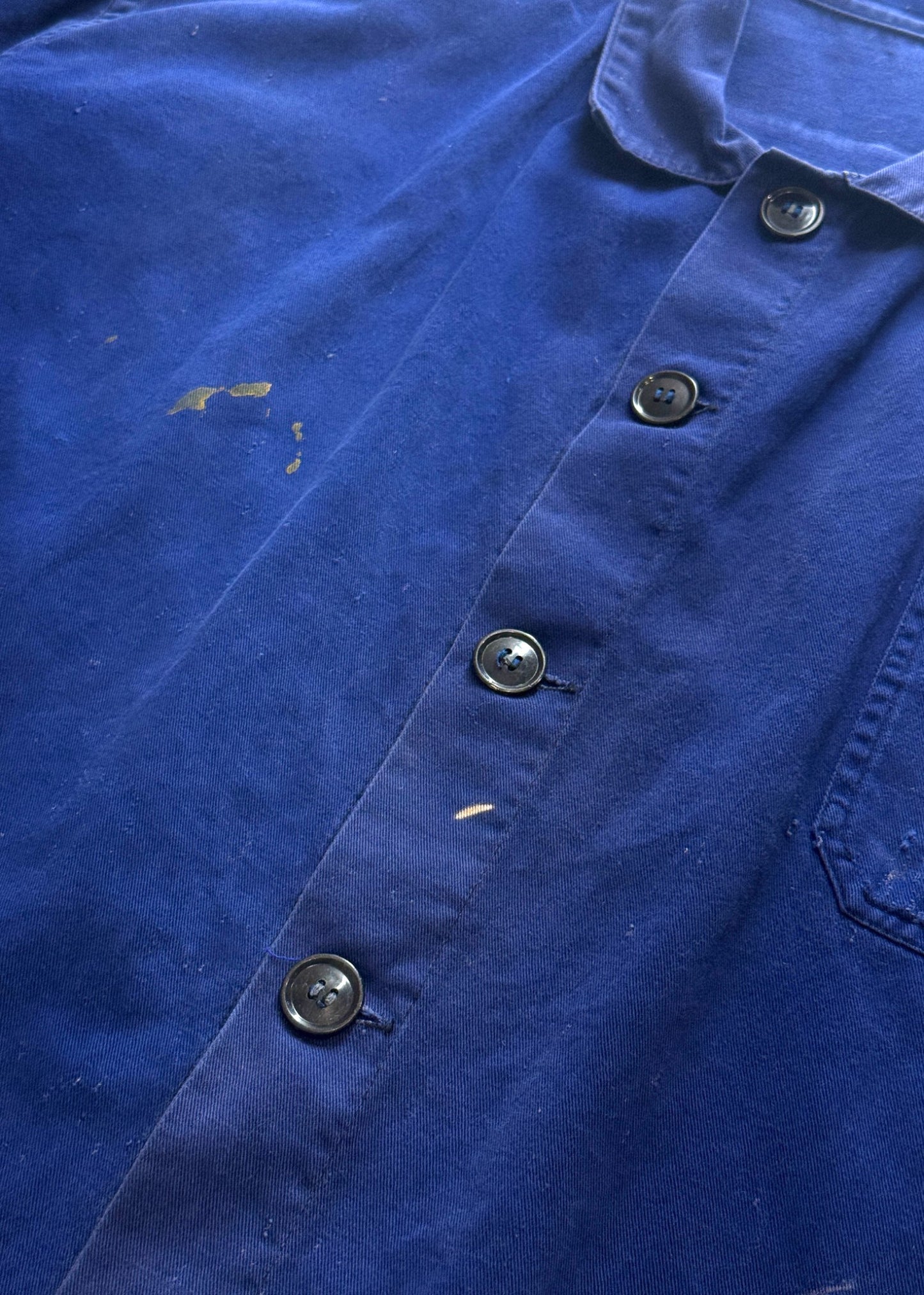 Vintage 1980s Bleu de Travail European Workwear Chore Jacket Size XL/2XL