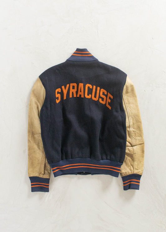 Vintage 1950s Wilson Syracuse Varsity Jacket Size XS/S
