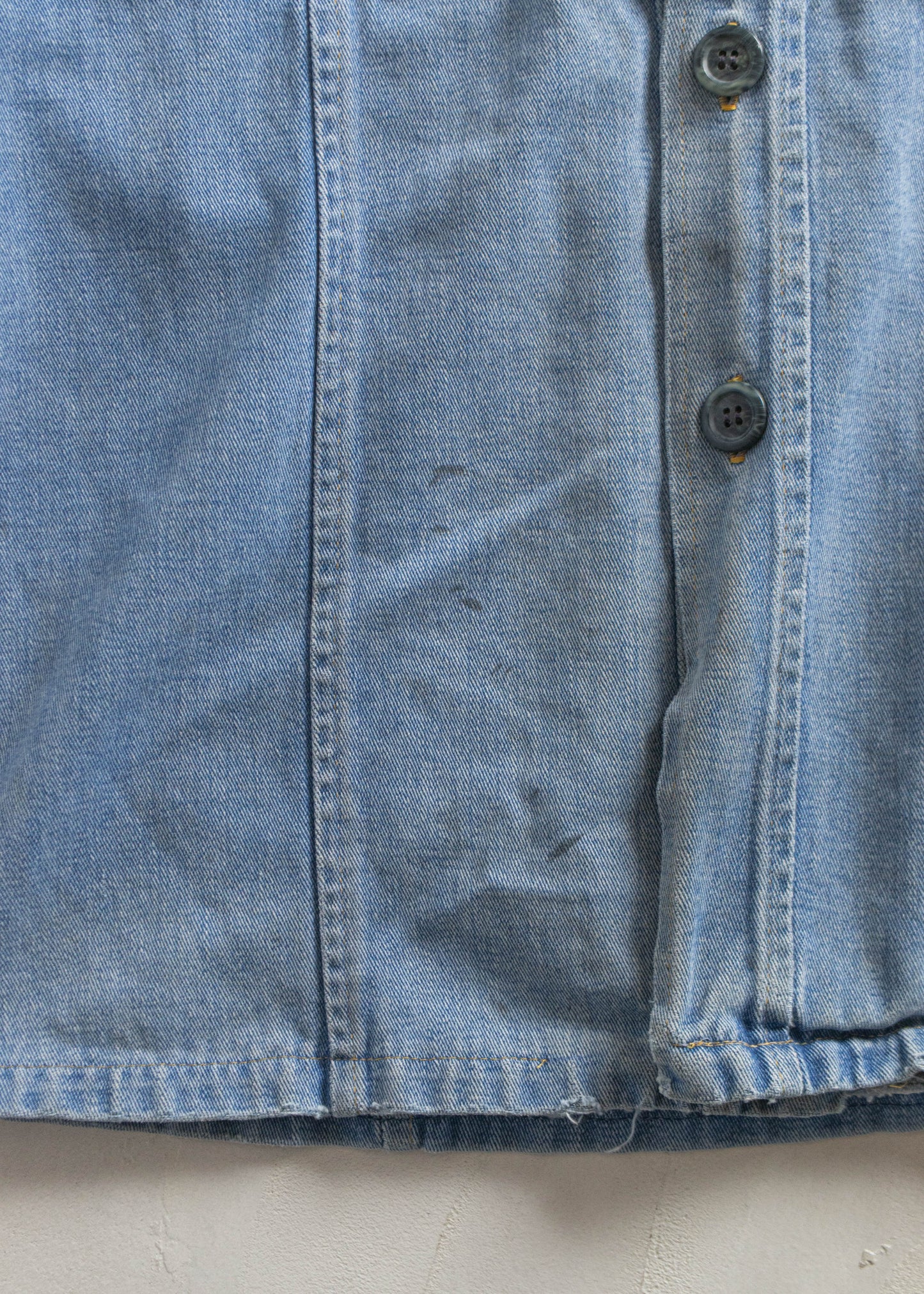 Vintage 1970s GWG Denim Button Up Shirt Size M/L