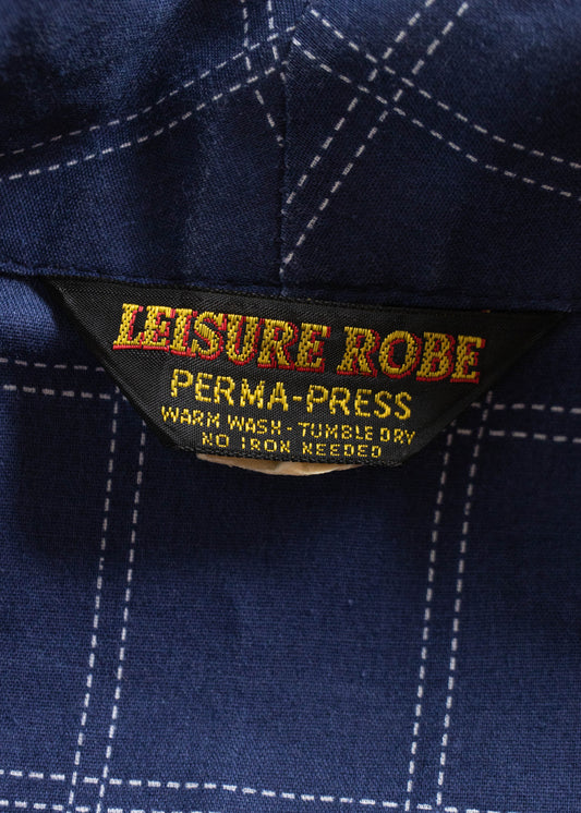 Vintage 1970s Leisure Robe Plaid Pattern Robe Size S/M
