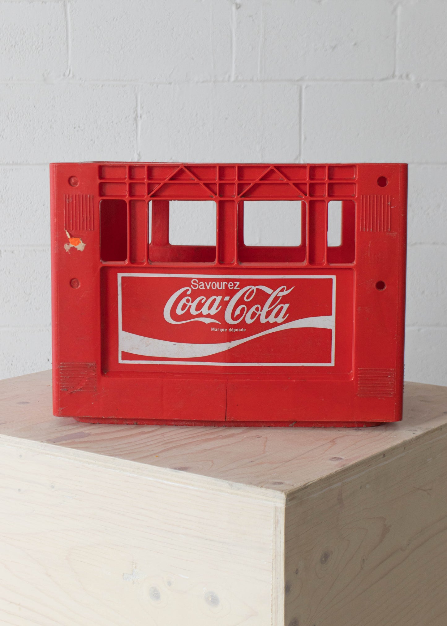 Vintage 1980s Coca-Cola Plastic Crate