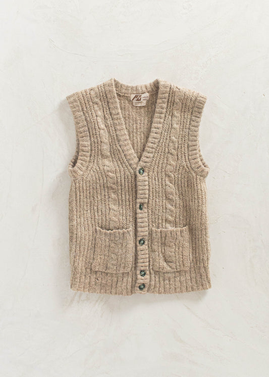 Vintage 1970s Mohair Sweater Vest Size XS/S