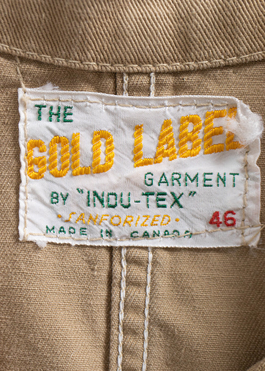 Vintage 1980s Gold Label Cropped Chore Coat Size L/XL
