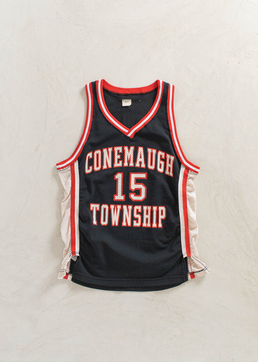 Vintage 1980s Powers Mfg. Co. Conemaugh Township Mesh Sport Jersey Size L/XL