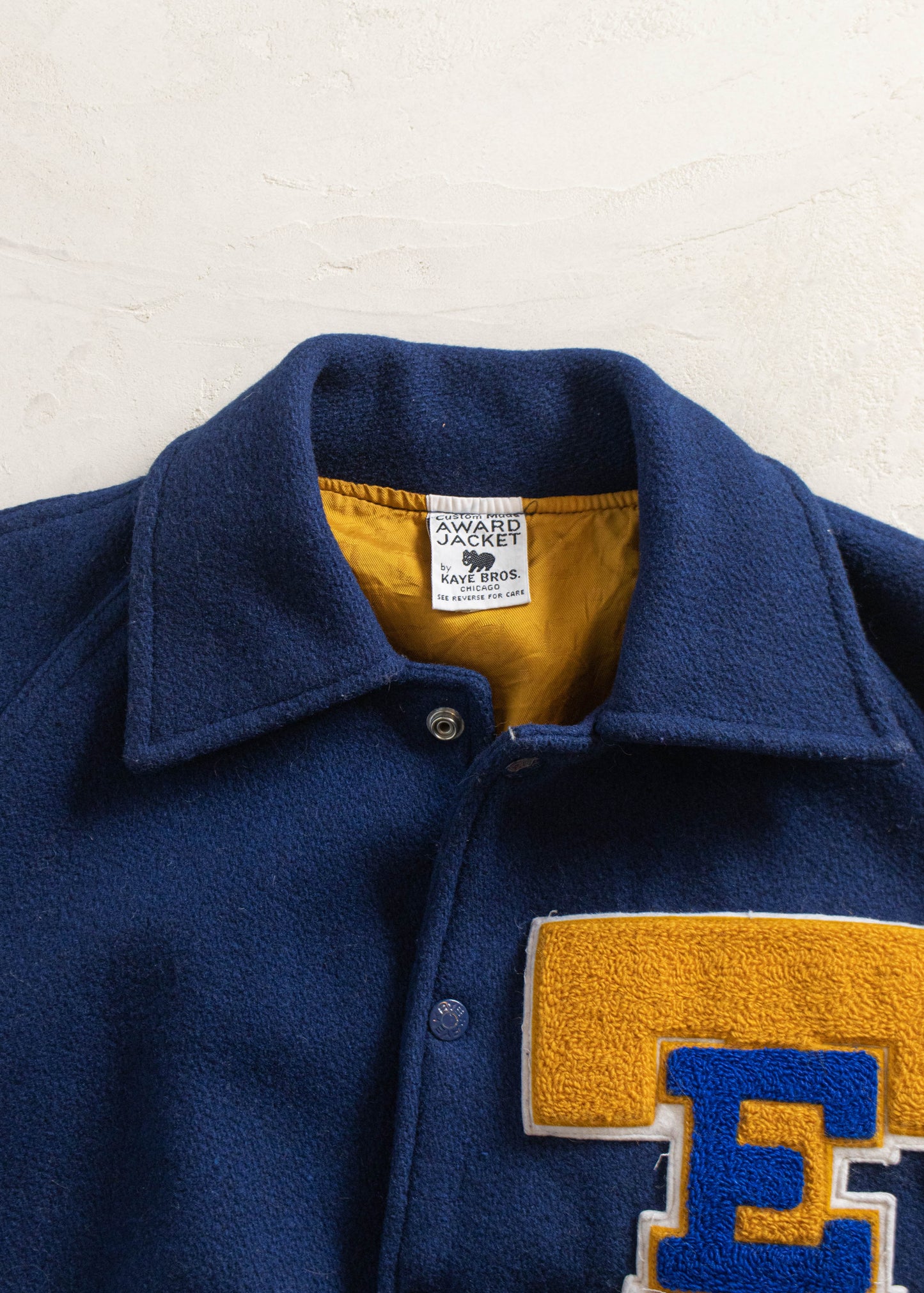 Vintage 1970s Kaye Bros Varsity Jacket Size S/M