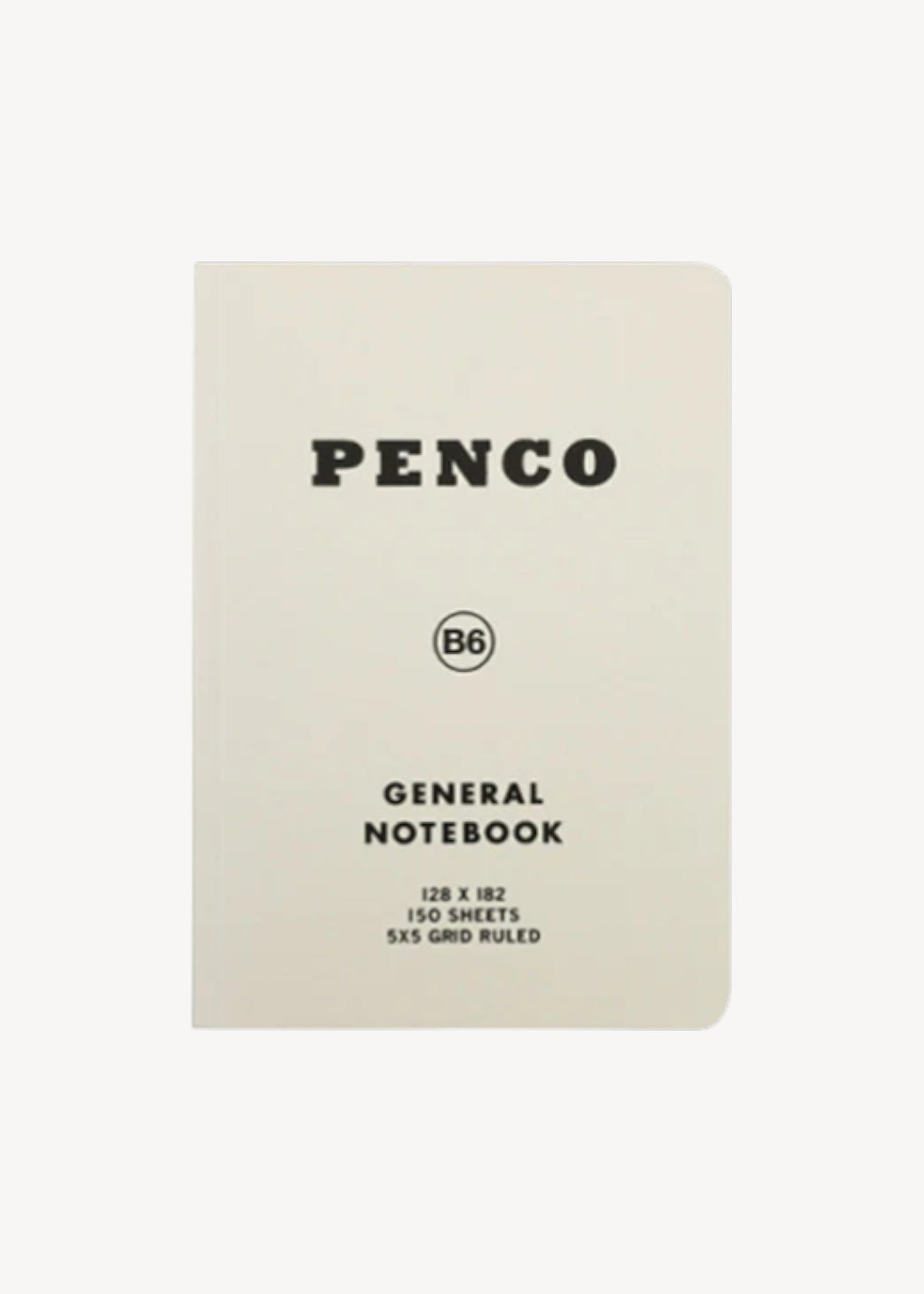 Penco B6 Gridded Notebook