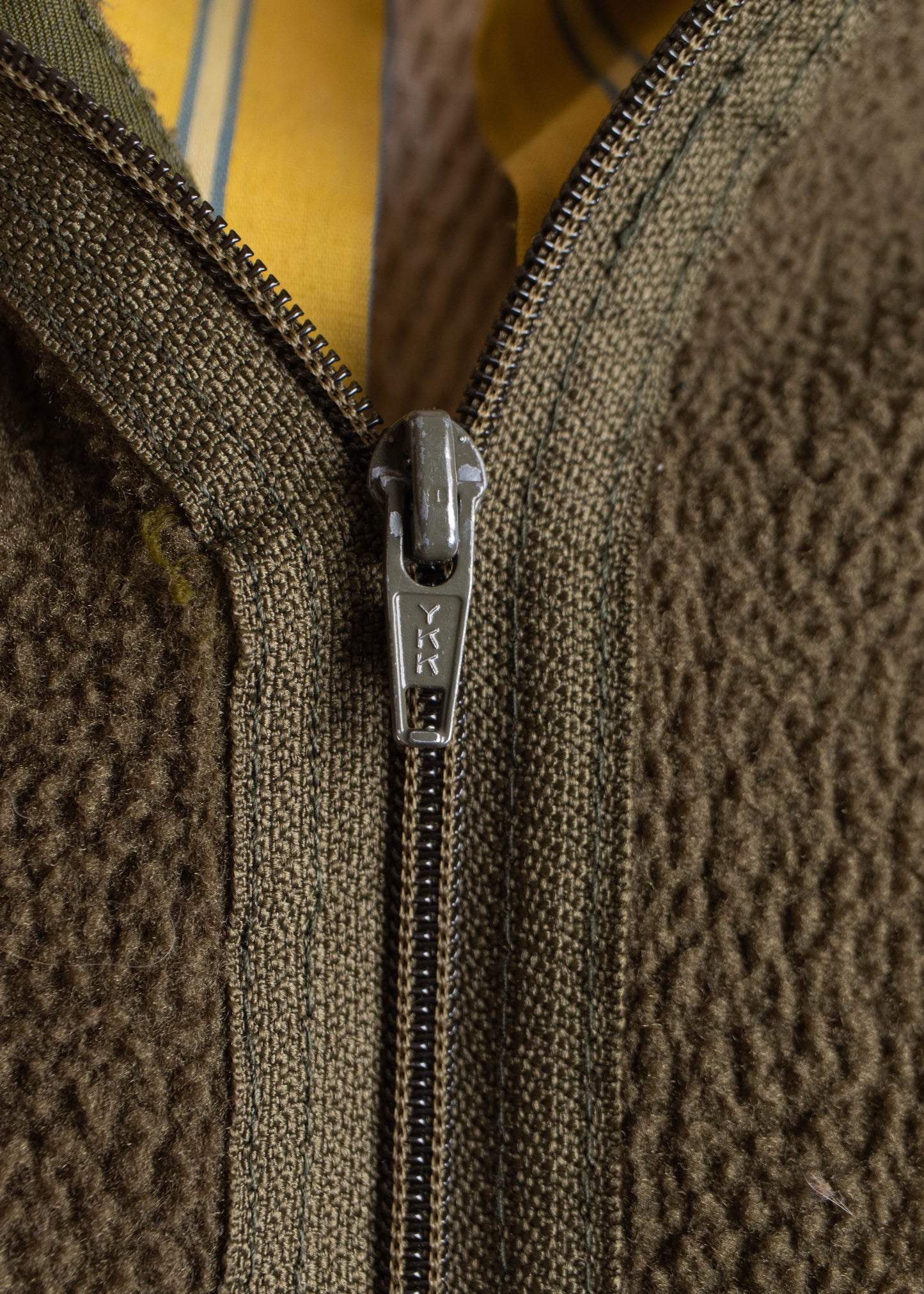 1990s Military Combat Polar Fleece Zip Up Tack Jacket Size S/M