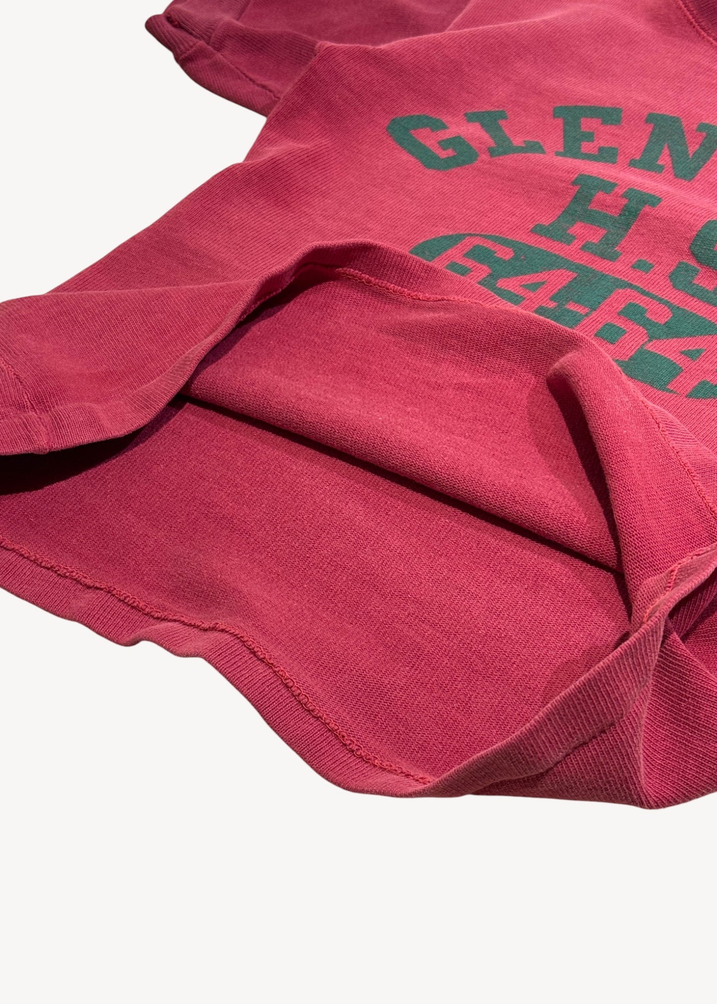 Vintage 1960s Champion Running Man "Glen Cove H.S." T-Shirt Size 2XS/XS