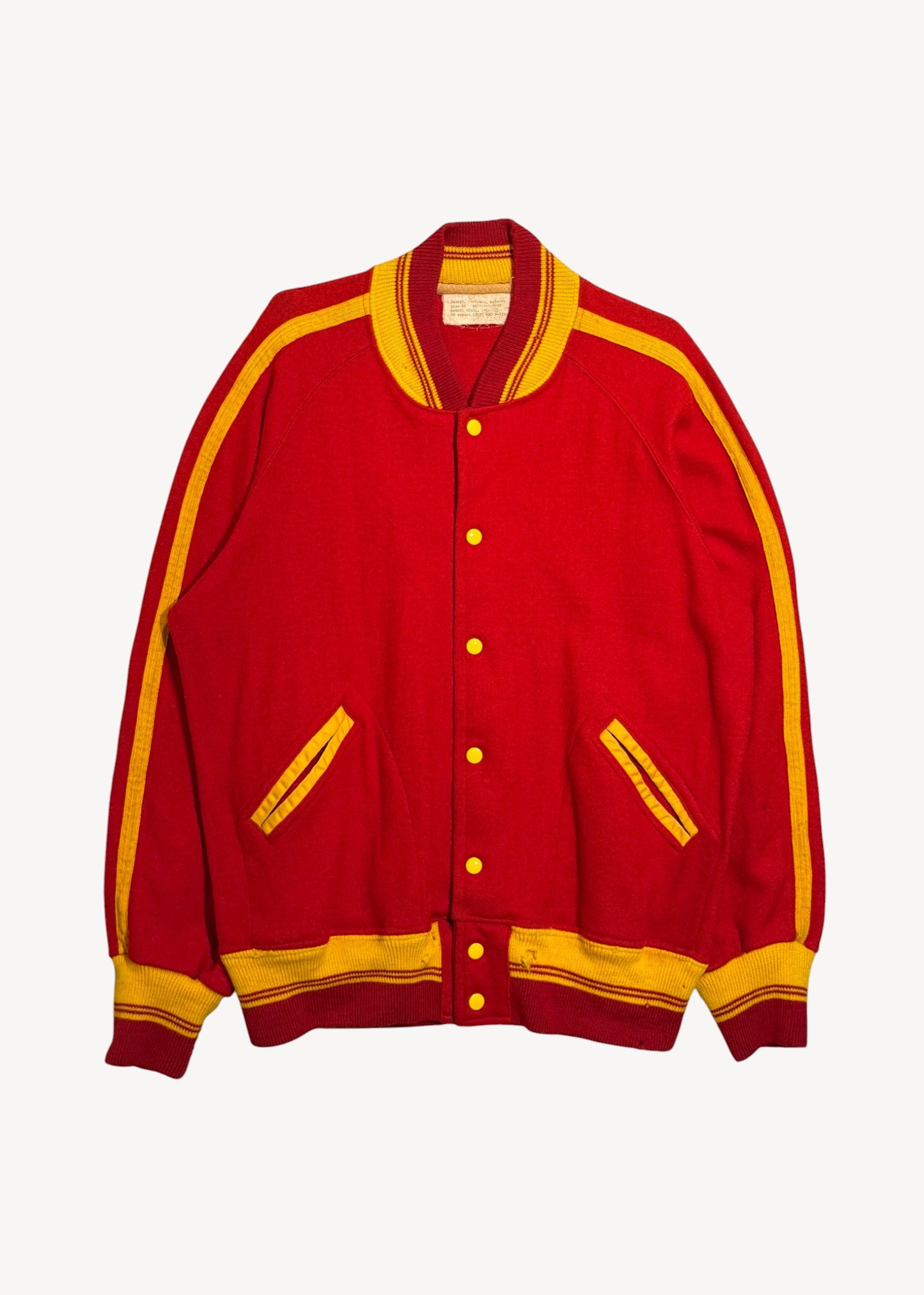 Vintage 1950s USMC Athletic Warm Up Jacket Size L/XL