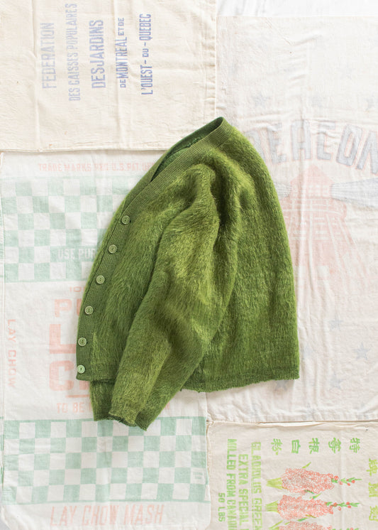 1960s Jantzen Mohair Wool Cardigan Size M/L