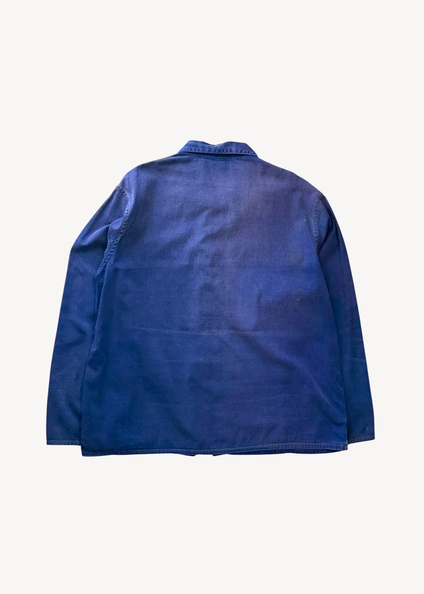 Vintage 1980s Bleu de Trvail European Workwear Chore Jacket Size L/XL