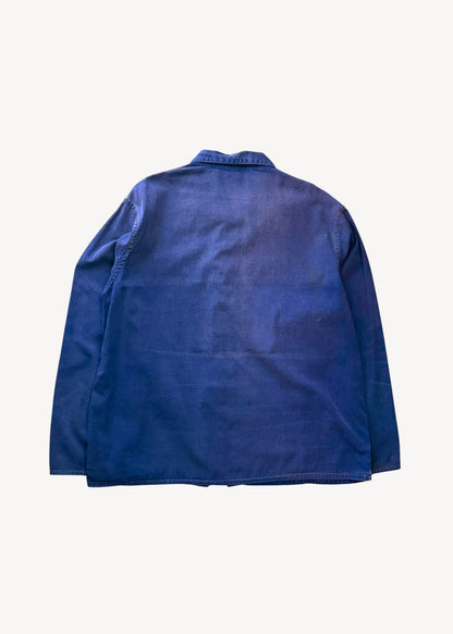 Vintage 1980s Bleu de Trvail European Workwear Chore Jacket Size L/XL