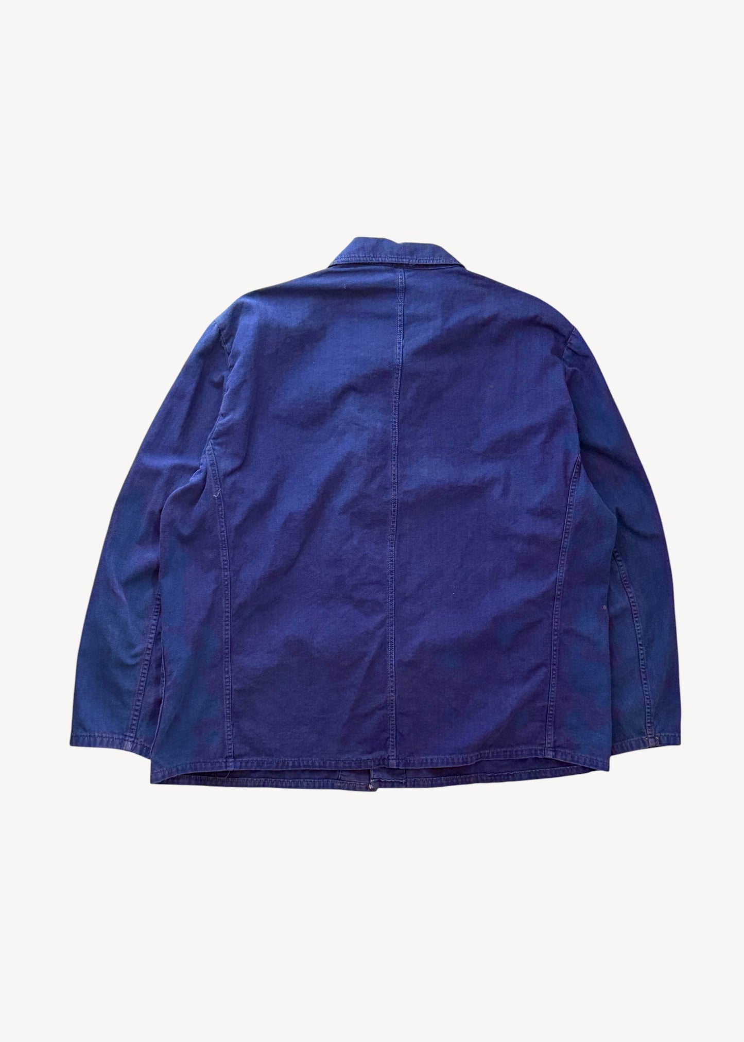 Vintage 1980s Bleu de Trvail European Workwear Chore Jacket Size L/XL