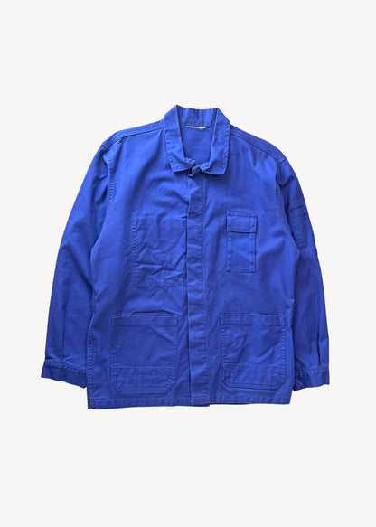 Vintage 1980s Bleu de Travail European Workwear Chore Jacket Size M/L