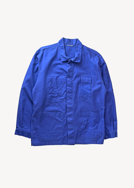 Vintage 1980s Bleu de Trvail European Workwear Chore Jacket Size M/L