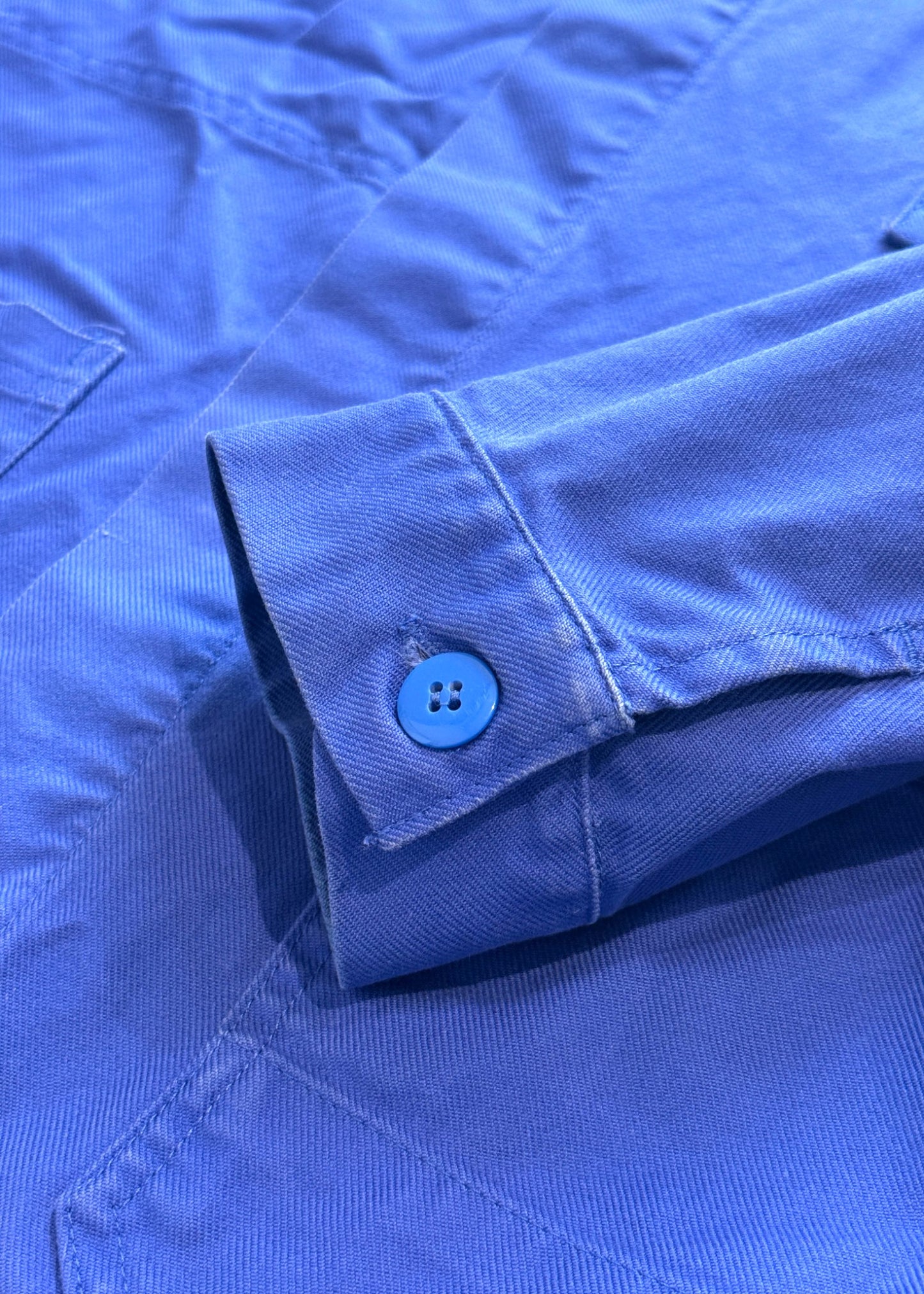 Vintage 1980s Bleu de Travail European Workwear Chore Jacket Size M/L