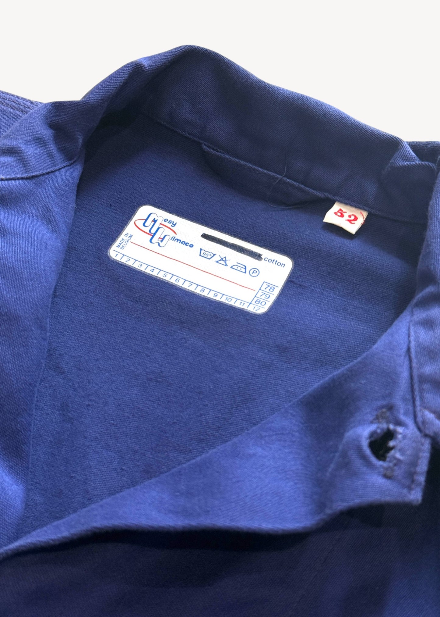 Vintage 1980s Bleu de Travail European Workwear Chore Jacket Size M/L