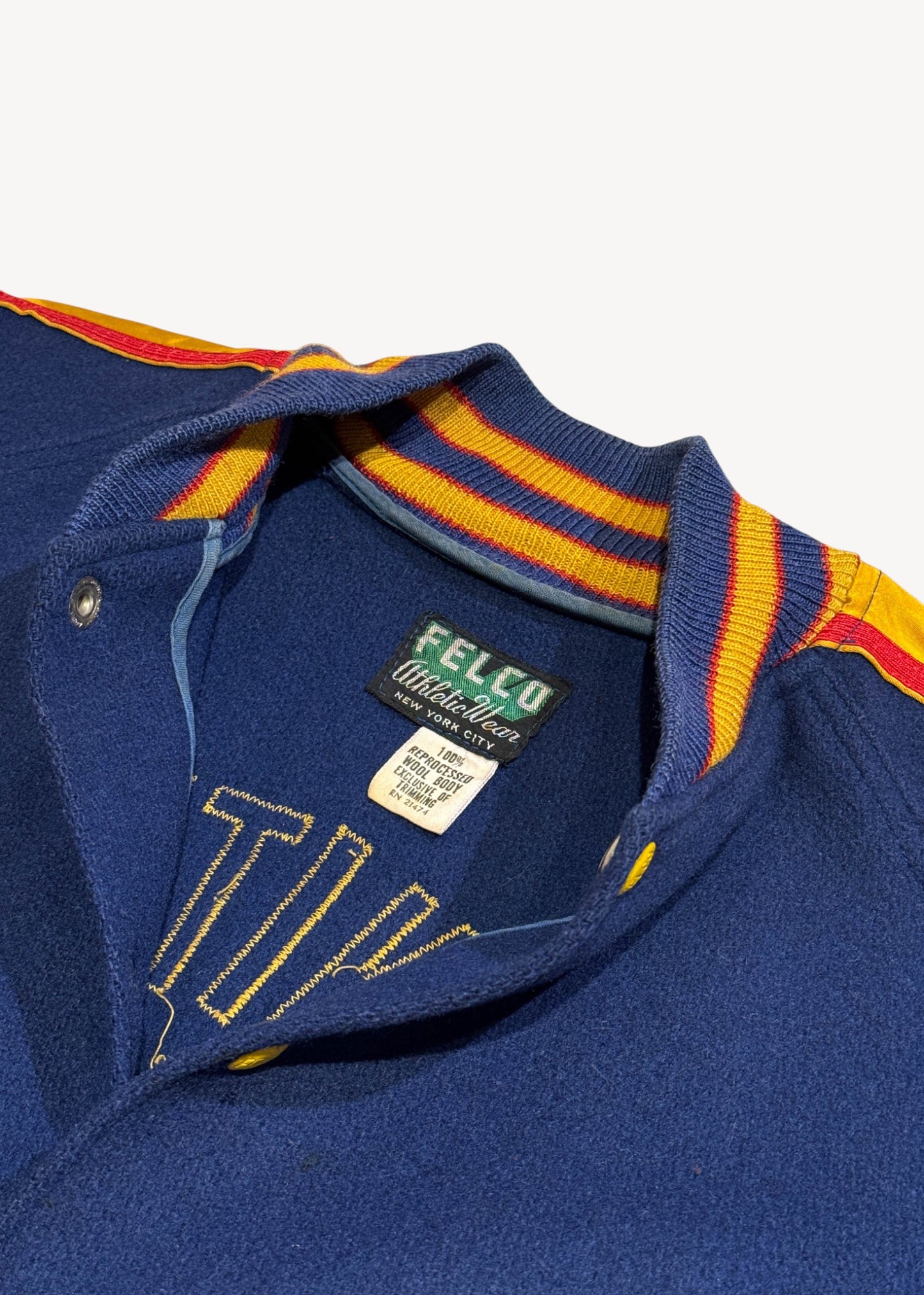 Vintage 1950s Felco Varsity Jacket Size XL/2XL