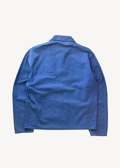 Vintage 1980s Bleu de Travail French Workwear Chore Jacket Size S/M