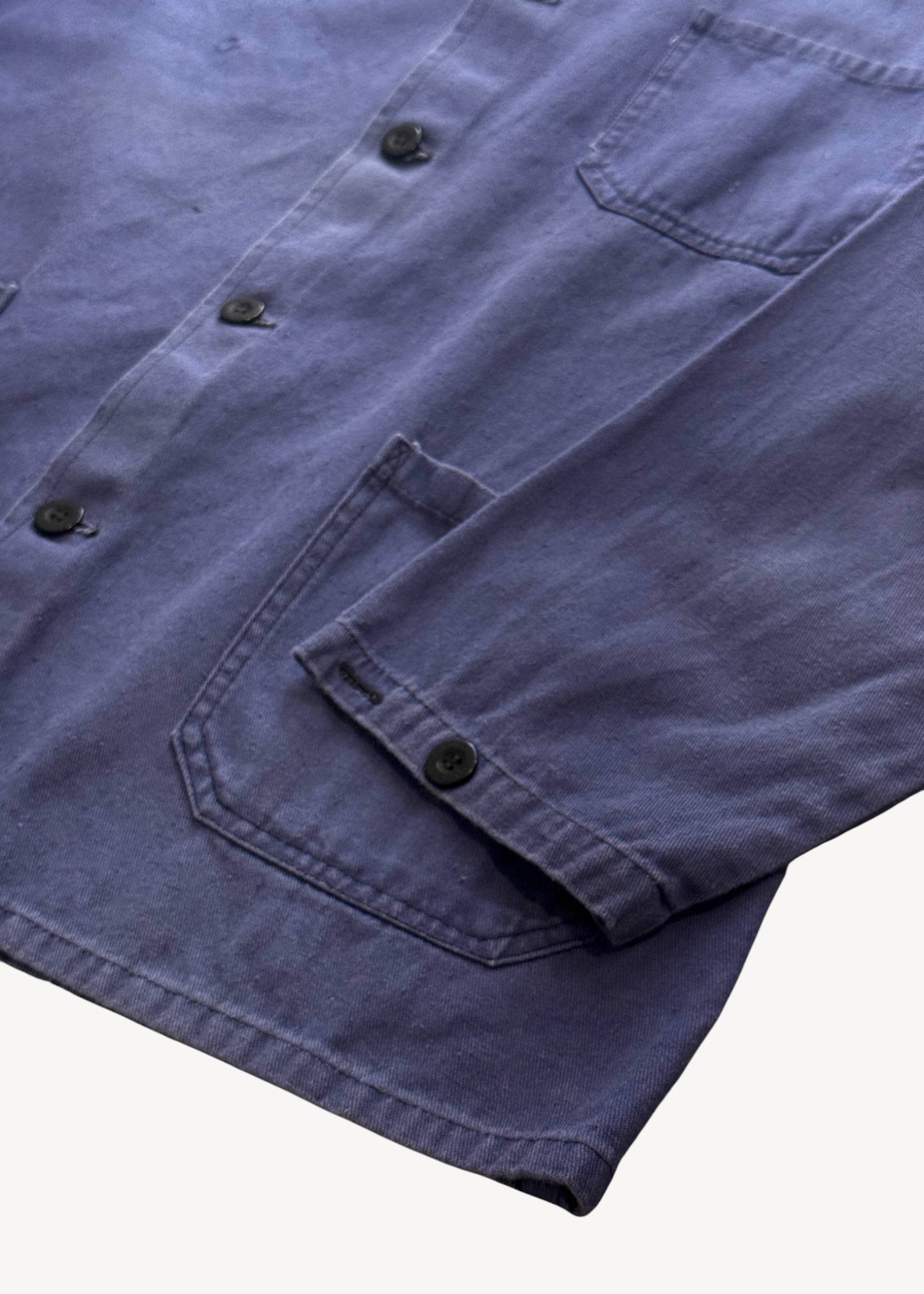 Vintage 1980s Bleu de Trvail European Workwear Chore Jacket Size M/L