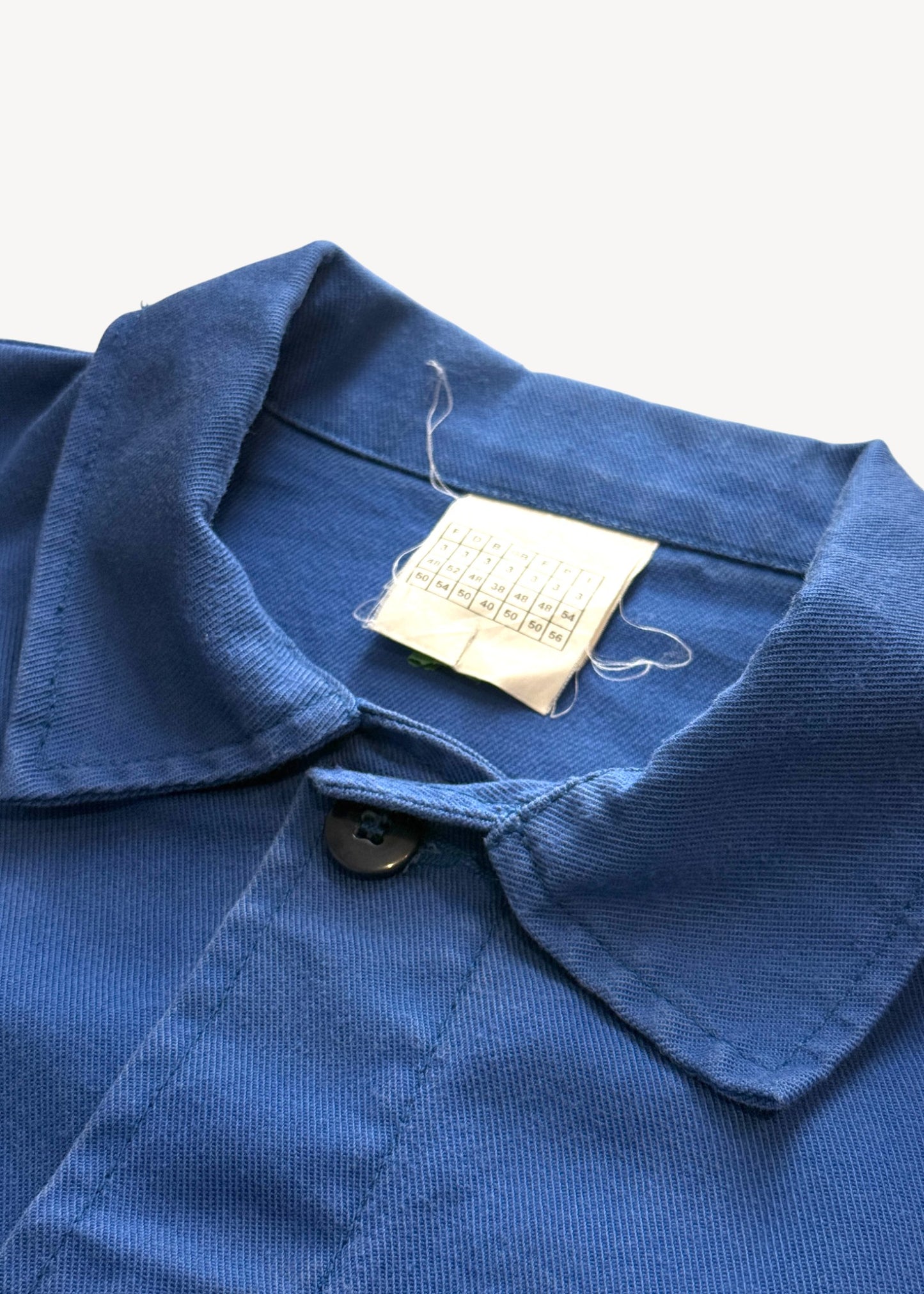 Vintage 1980s Bleu de Travail European Workwear Chore Jacket Size L/XL