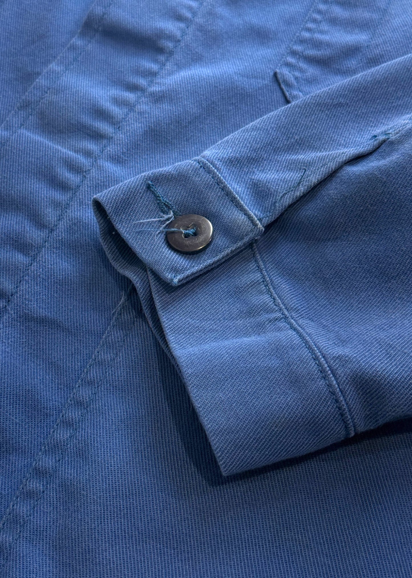 Vintage 1980s Bleu de Travail European Workwear Chore Jacket Size L/XL