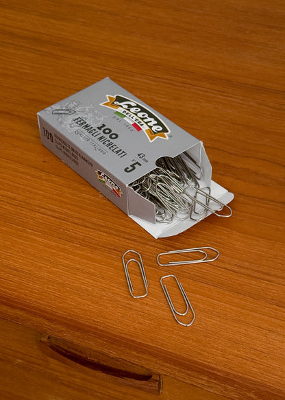 Leone Dell'Era Nickel Plated Paper Clips