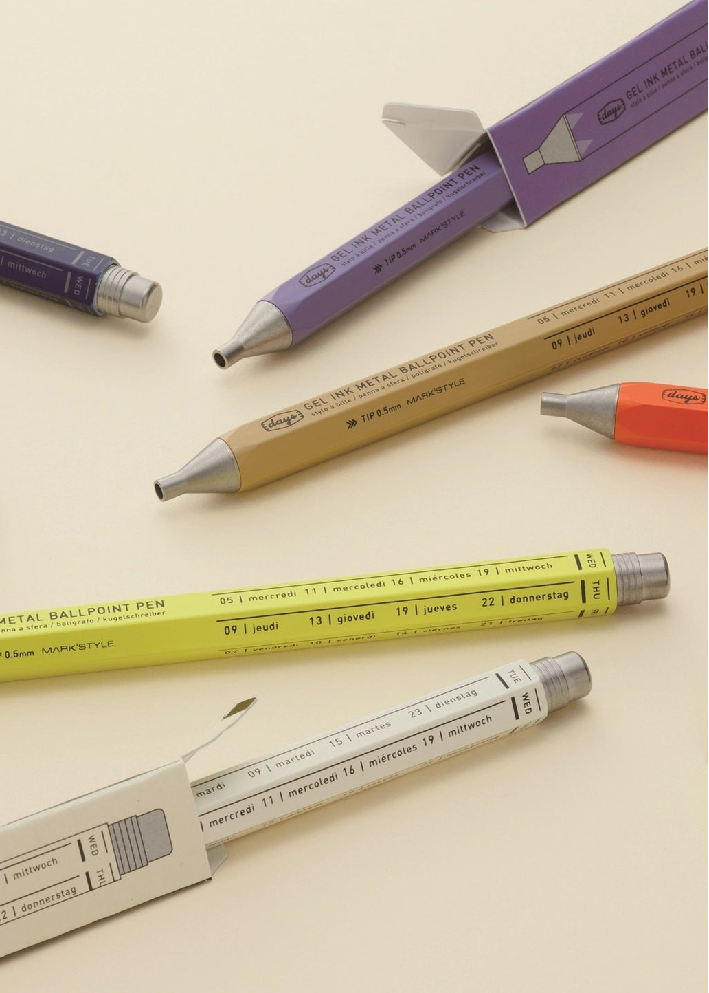 Mark'style Gel Metal Ballpoint Pen