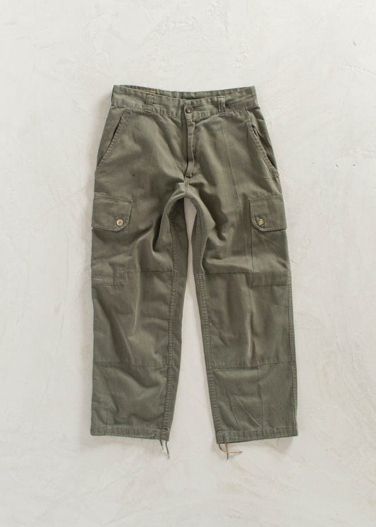 Vintage 1980s French Military Cargo Pants Size Women's 25