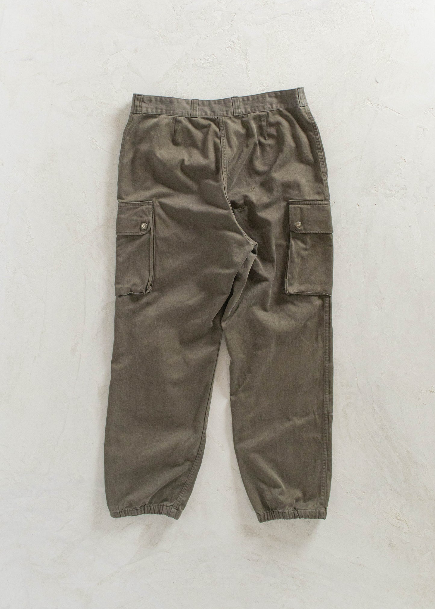 Vintage 1980s Paul Boyé French Military Cargo Pants Size Women's 30 Men's 32