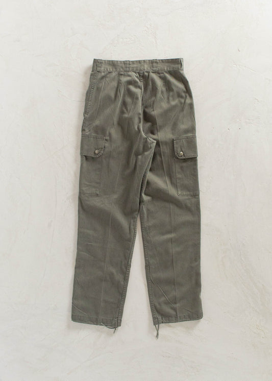 Vintage 1980s French Military Cargo Pants Size Women's 24