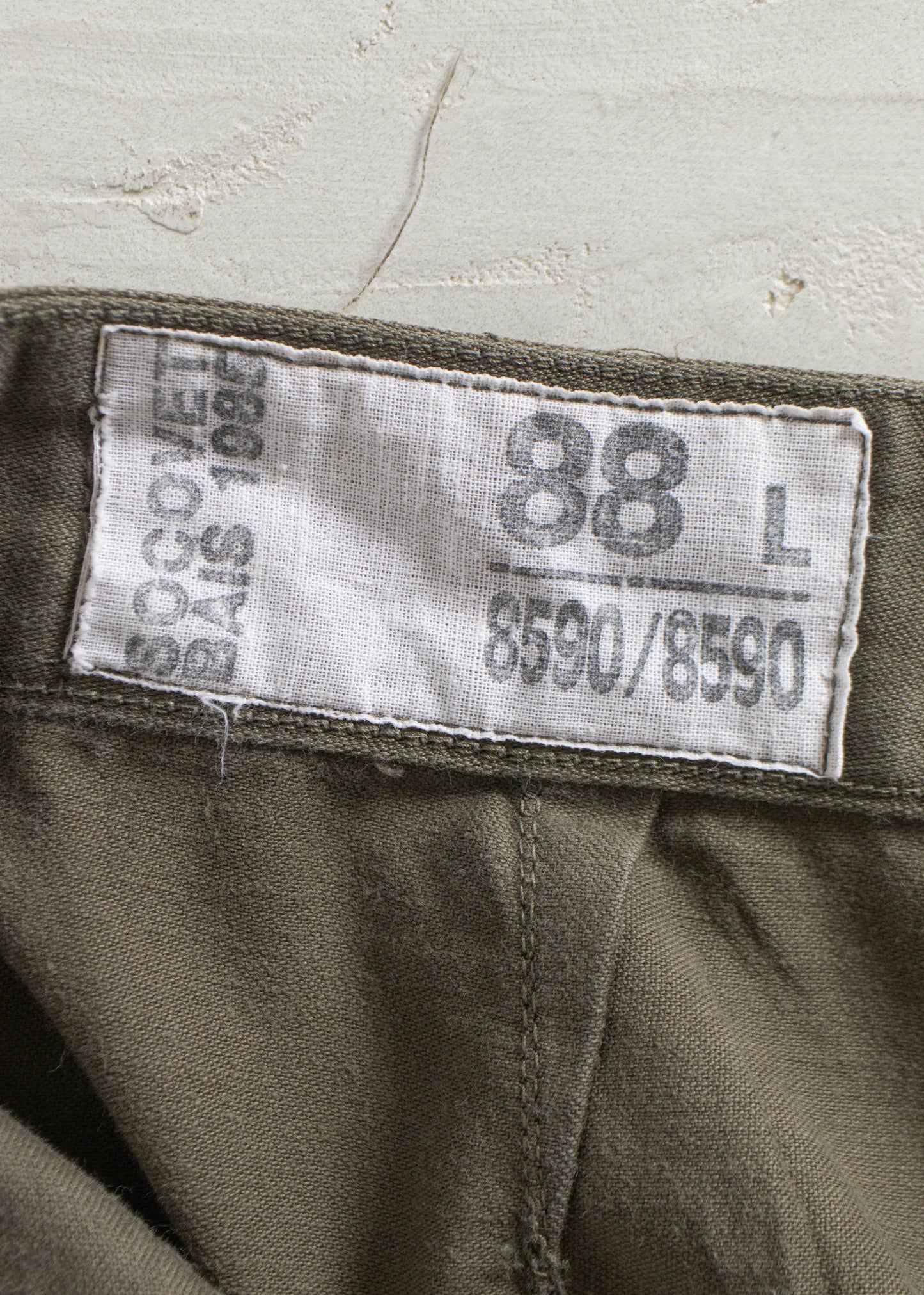 Vintage 1980s French Military Cargo Pants Women's 29 Men's 32