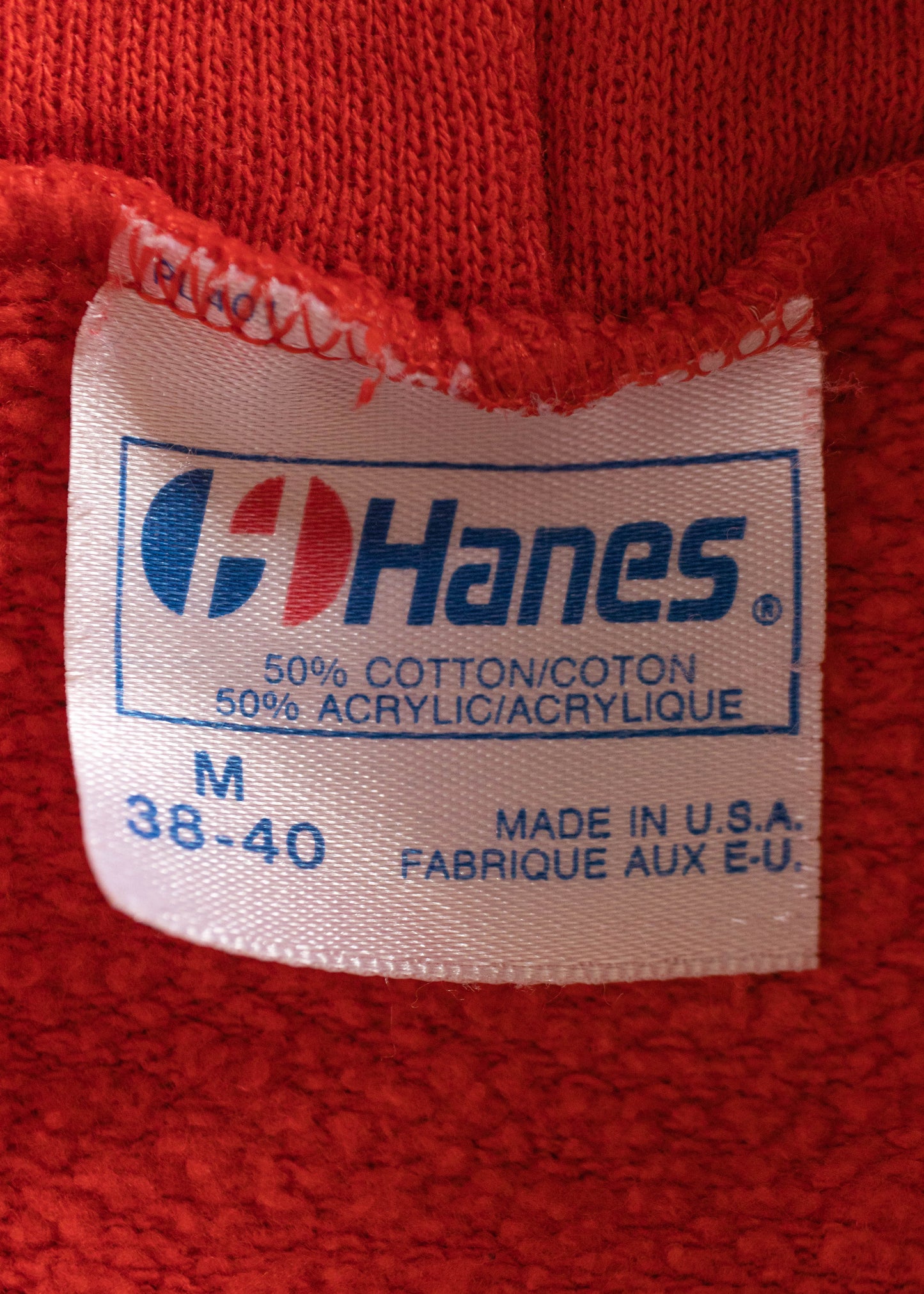 Vintage 1980s Hanes New York Mills Wrestling Hoodie Size S/M