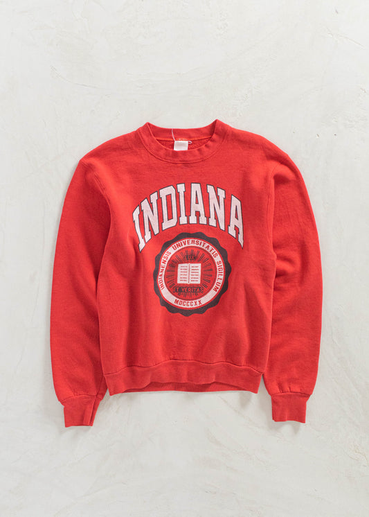 Vintage 1980s Indiana University Souvenir Sweatshirt Size S/M