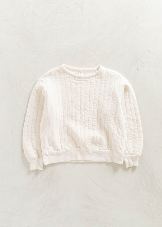 Vintage 1980s Military Quilted Crewneck Size M/L