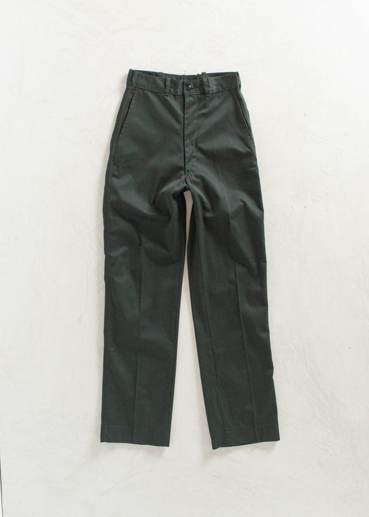 Vintage 1980s Military Cadet Pants Size Women's 25 Men's 28