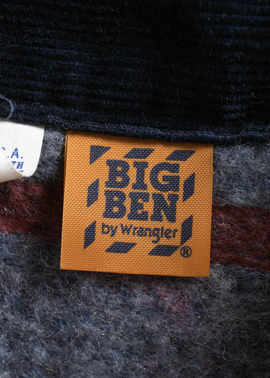 Vintage 1980s Big Ben Blanket Lined Denim Jacket Size M/L