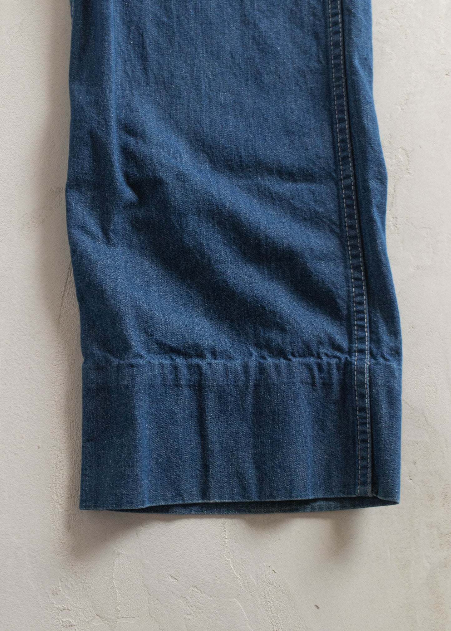 Vintage 1980s Time & Place Denim Short Sleeve Coveralls Size 2XS/XS