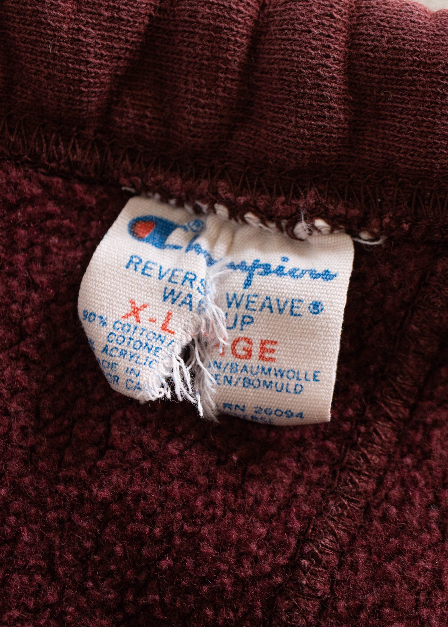 1980s Champion Reverse Weave Warm Up Sweatpants Size L/XL