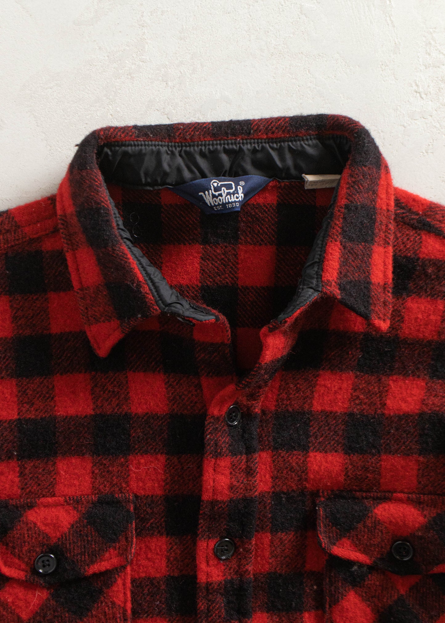 Vintage 1980s Woolrich Flannel Button Up Shirt Size M/L