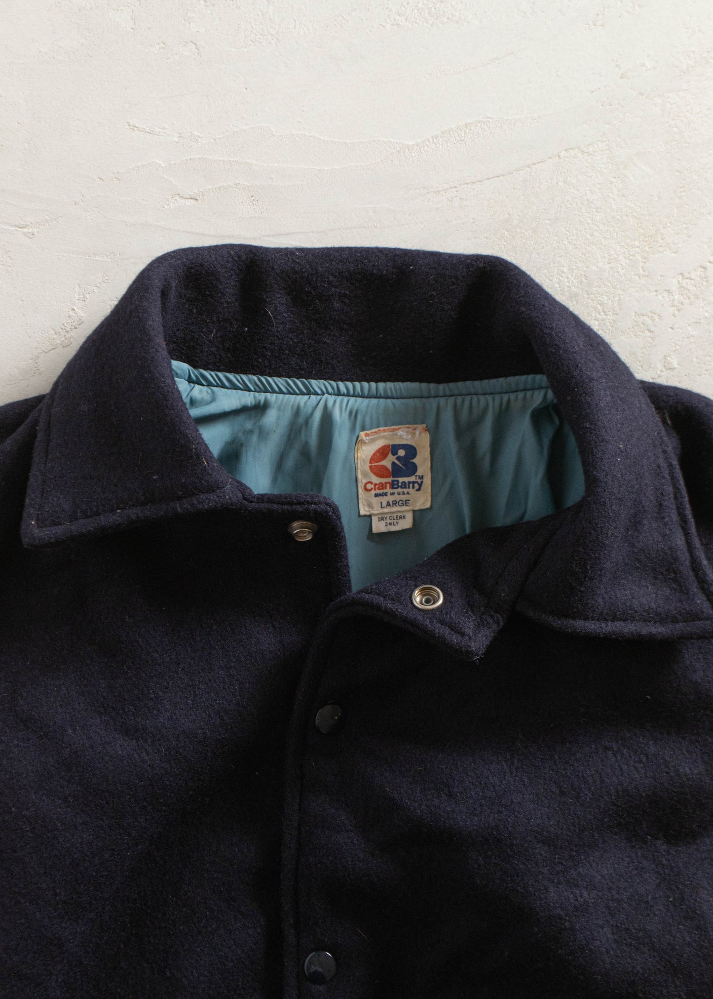 Vintage 1980s CranBarry Varsity Jacket Size L/XL
