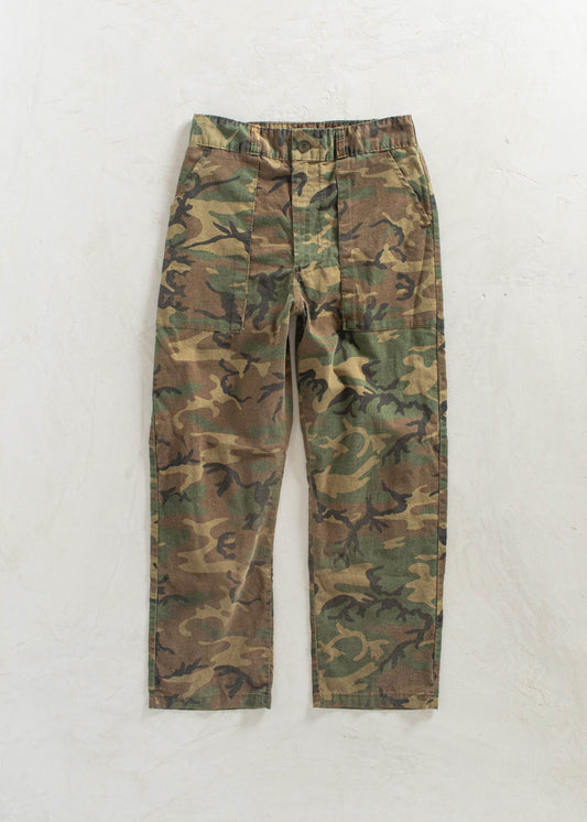 Vintage American Field Military Camo Pants Size Women's 31 Men's 33