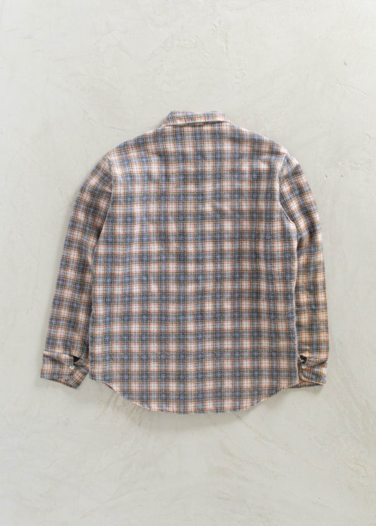 Vintage 1980s JC Penney Padded Cotton Flannel Jacket Size S/M