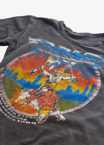 Vintage 1980 "Van Halen Atomic Punks On Tour" T-Shirt Size S/M