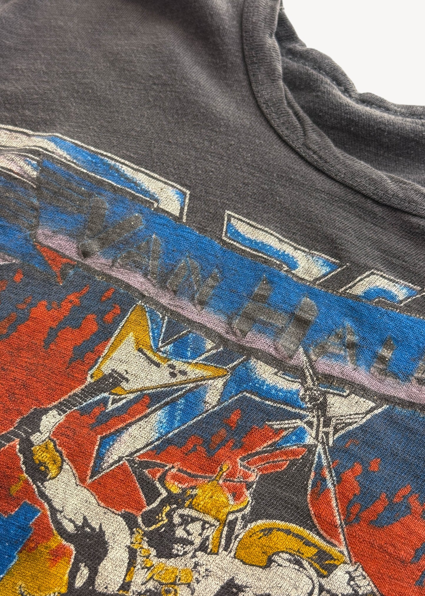 Vintage 1980 "Van Halen Atomic Punks On Tour" T-Shirt Size S/M