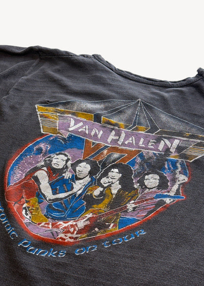 Vintage 1980 "Van Halen Atomic Punks On Tour" T-Shirt Size S/M