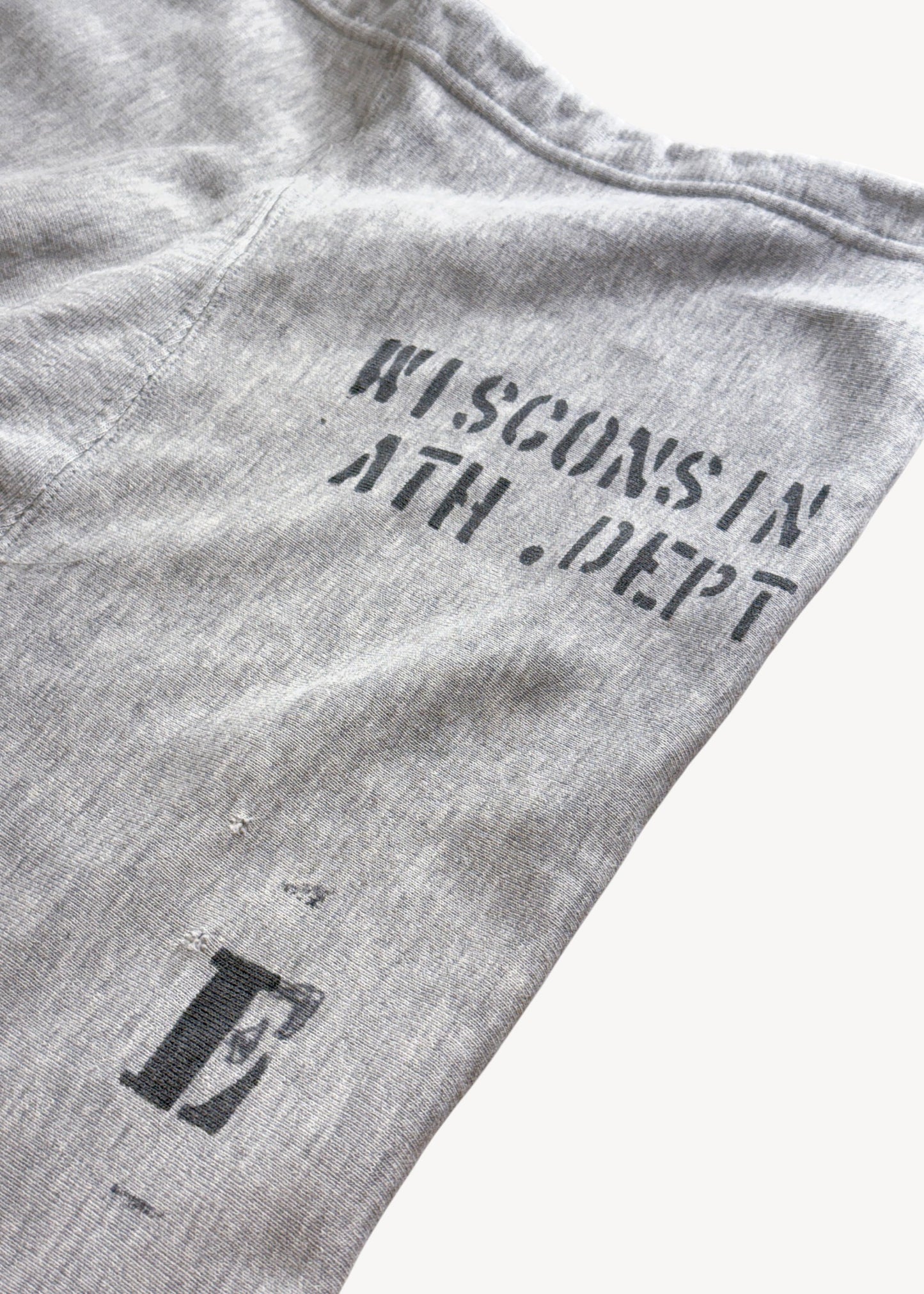 1980s Champion "Wisconsin Athletic Dept" Reverse Weave Warm Up Sweatpants Size S/M