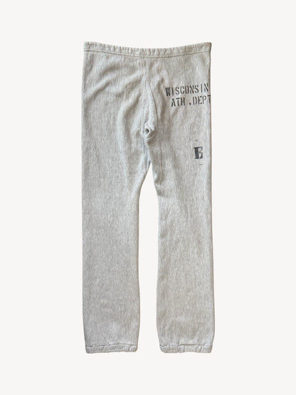 1980s Champion "Wisconsin Athletic Dept" Reverse Weave Warm Up Sweatpants Size S/M