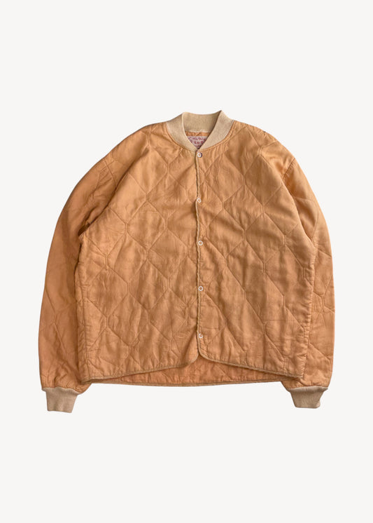 Vintage 1950s The Original Lo-Temp Quilted Nylon Liner Jacket Size M/L