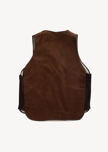 Vintage 1970s Canadian Caribou Sherpa Lined Workwear Vest Size M/L